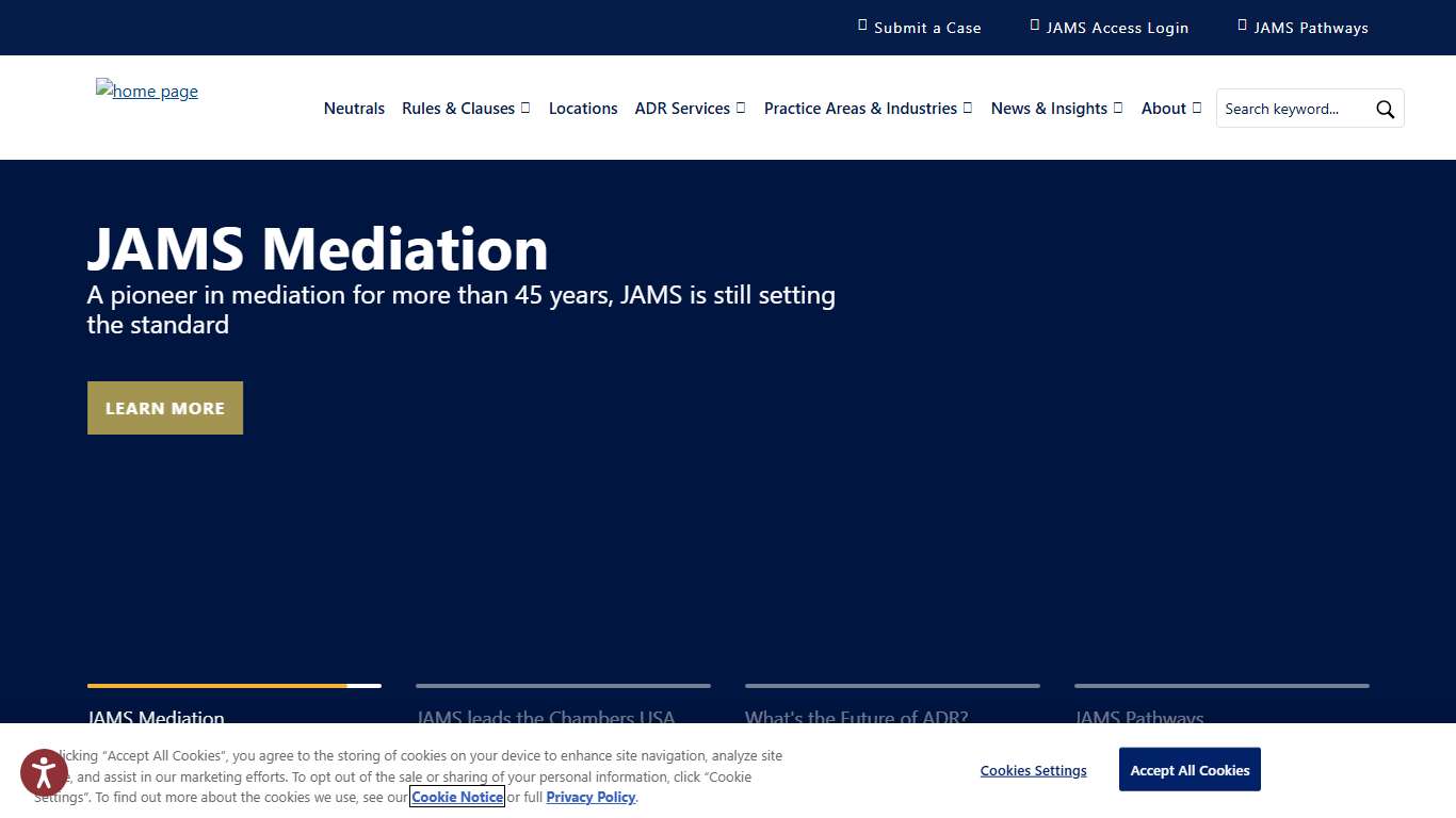 JAMS: Mediation, Arbitration and ADR Services